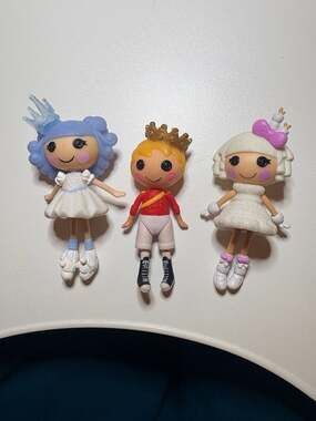 Lalaloopsy Mini Nutcracker Collection 3-Doll Set - Snow Princess, Prince, Fairy